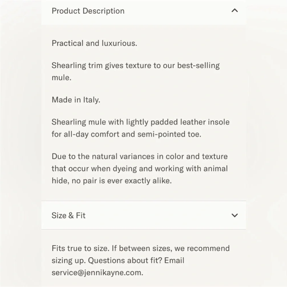 nwob JENNI KAYNE Shearling Mule in Natural - EU 37 - Picture 12 of 14